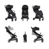 Cangaroo Easy Fold - Fekete Auto Click Sport babakocsi 