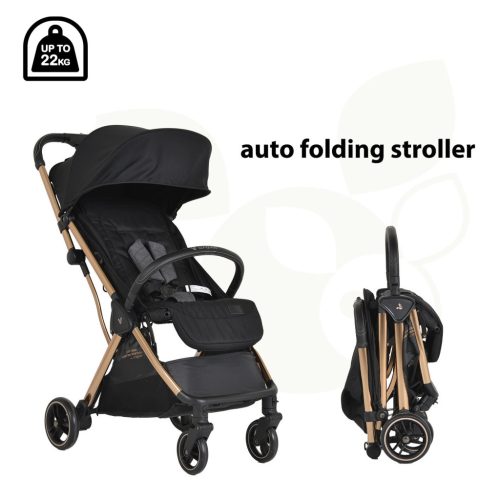 Cangaroo Easy Fold - Fekete Auto Click Sport babakocsi Limited Edition