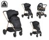 Cangaroo Hydra - Fekete Babakocsi 0-22kg