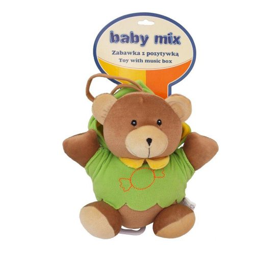 Alexis Baby Mix - Felhúzható zenélő Plüss Játék Maci