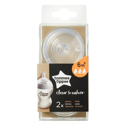 Tommee Tippee Closer to Nature 6m+ - etetőcumi 2db