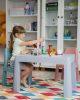 TEGA - MULTIFUN 3 in 1 Gyerek Asztal Türkiz Rózsaszín Szürke