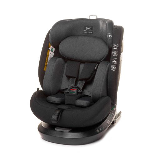 4Baby Roto-Fix I-Size 40-150cm Autósülés - Grafit színű 360 °-os (isofix)