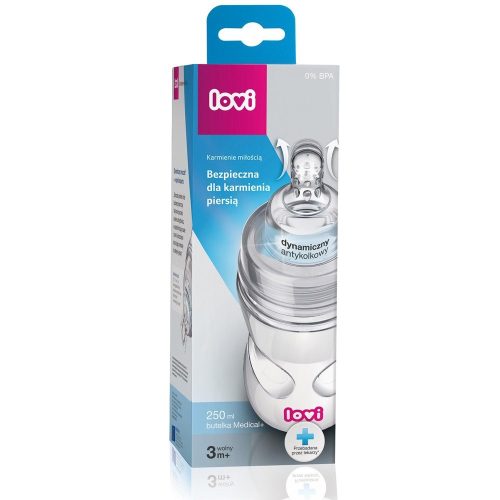 LOVI 21/563 Szopóreflex Megtartó - Cumisüveg 250 ml 3m+