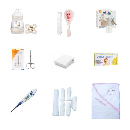 Babastart Csomag - Alap Pink Maci