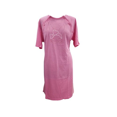 Dehai - Szoptatós Hálóing Nyuszi-Pink Színű