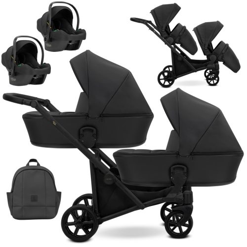Kunert Brav DUO - Black Eco Ikerbabakocsi