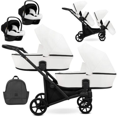 Kunert Brav DUO - White Eco Ikerbabakocsi