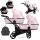 Kunert Brav DUO - Pink Eco Ikerbabakocsi