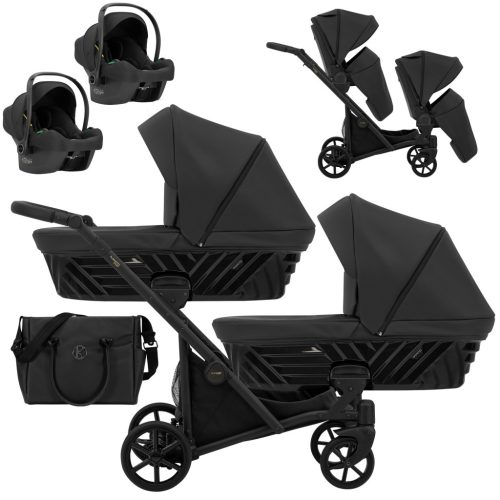 Kunert IVENTO DUO - Eco Black Pearl Ikerbabakocsi