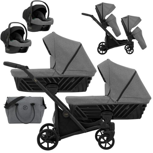 Kunert IVENTO DUO -  Deep Graphite Ikerbabakocsi
