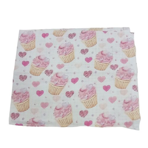 Mintás Textilpelenka - Muffin