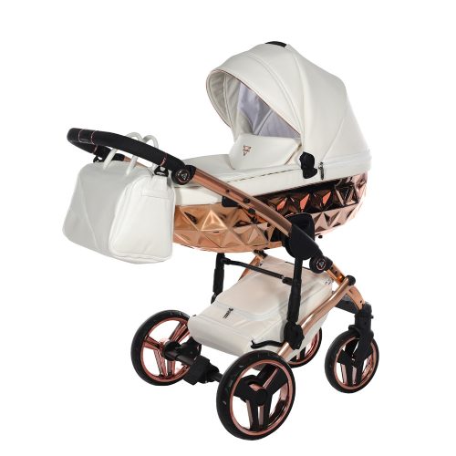 Junama Fluo Glossy V3 System - Fehér és Rózsaarany  