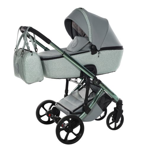 Junama Glitter - Menta - Smaragd Váz - Swarovski Csillogás 